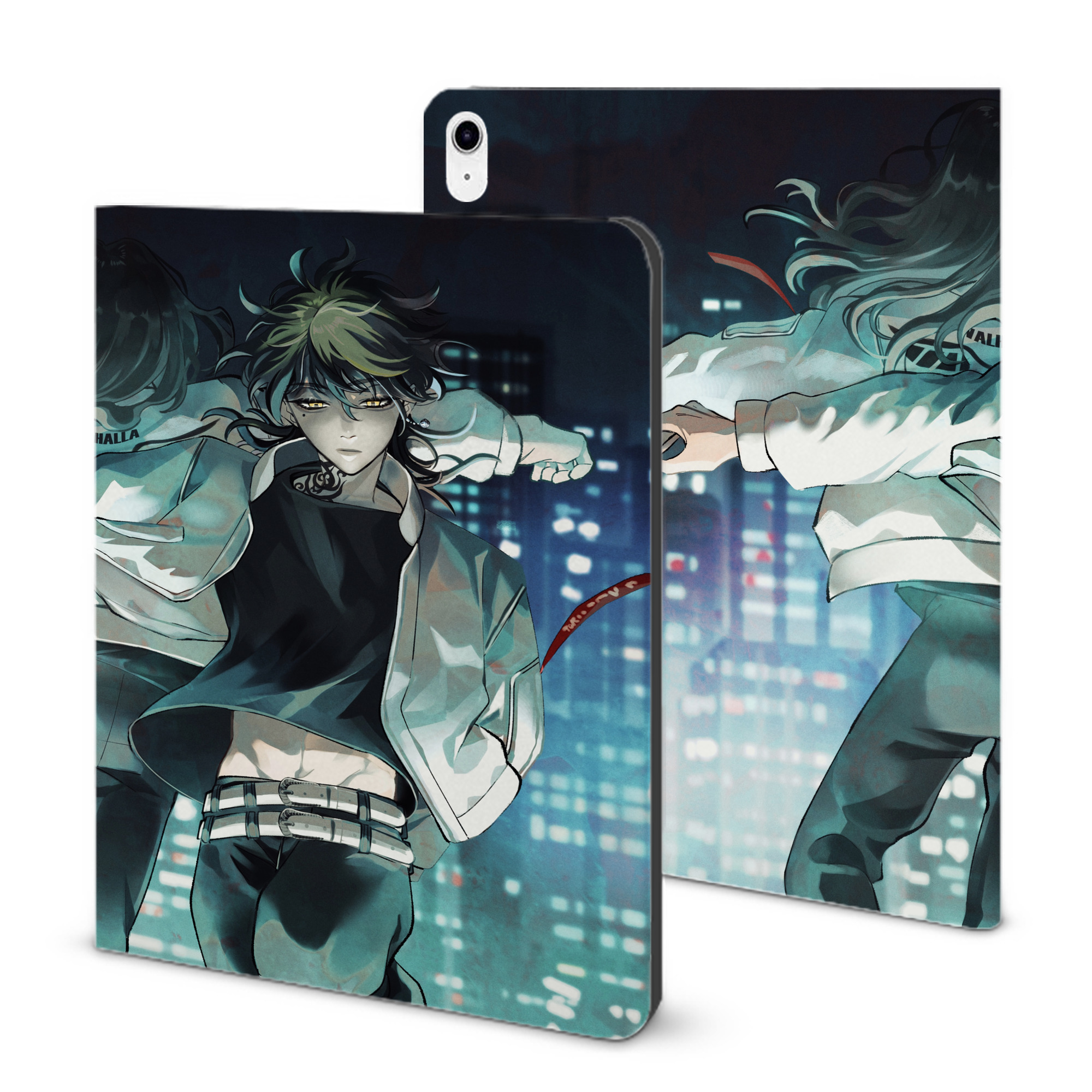 （画像用） 東京リベンジャーズ Tokyo Revengers IPad ケース ブック型 PUレザー TPU 耐衝撃 軽量 薄型 ペン収納なし 全面保護 IPad 各モデル対応